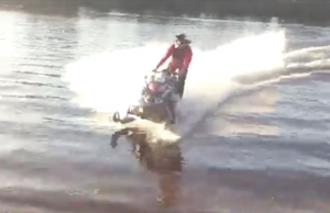 Finn Sets New Waterskip World Record