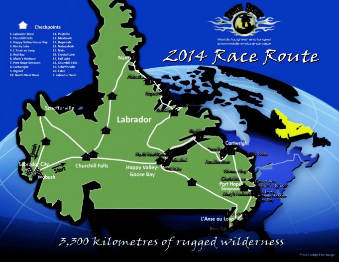 2014 Cain’s Quest Route
