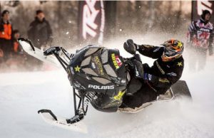 Iain Hayden rocks at ISOC Snocross season opener in Duluth
