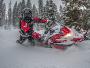 2015 Yamaha Mountain Sleds in Action