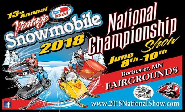 ROCHESTER TO HOST 13TH ANNUAL VINTAGE SNOWMOBILE NATIONAL CHAMPIONSHIP