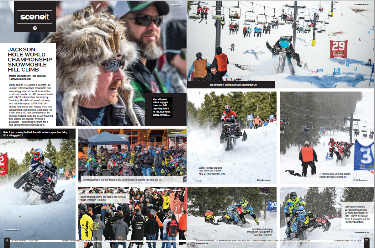 2023 World Championship Snowmobile Hill Climb - Jackson Hole Wyoming -  Jackson Hole WY