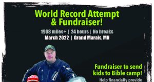 Breaking The World Record Of Most Miles On A Snowmobile For Kids To Go To Bible Camp