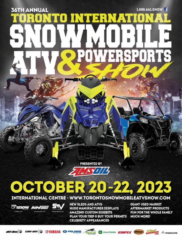 POLARIS INDUSTRIES  RESERVE HUGE CORPORATE DISPLAY SPACE At the Toronto International Snowmobile, ATV & Powersports Show October 20, 21, 22, 2023 – International Centre Show