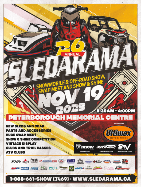 Ultimax Belts By TIMKEN Named Presenting Sponsor of SLEDARAMA Peterborough – Nov 19, 2023