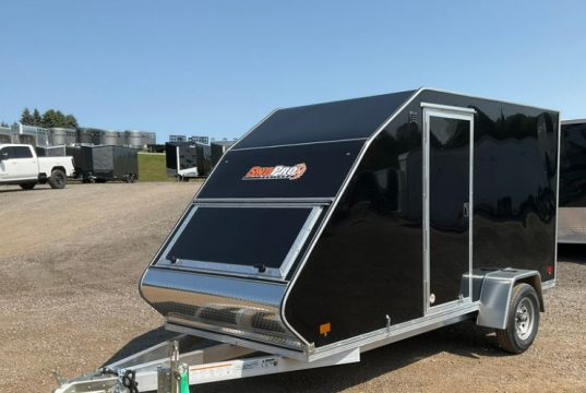 Product Spotlight: 2025 Sno Pro 5×12 All Aluminum Hybrid Single Snowmobile Trailer