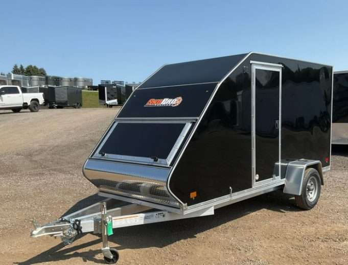Product Spotlight: 2025 Sno Pro 5×12 All Aluminum Hybrid Single Snowmobile Trailer