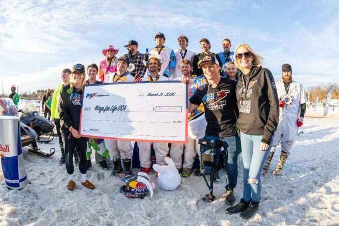 The LaVallees’ Most Fun Snowmobile Race in the World — the Levi Tri 5 Raises Over $42,000!