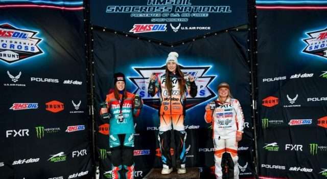 Dillon Clinches Pro Title, Lebel comes Second – as Ski-Doo Riders Close ISOC Snocross Season in Duluth