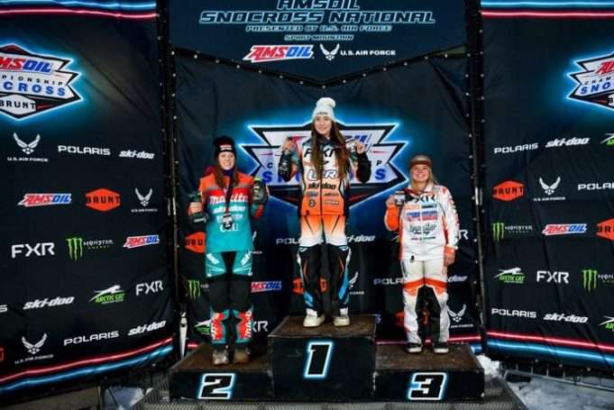 Dillon Clinches Pro Title, Lebel comes Second – as Ski-Doo Riders Close ISOC Snocross Season in Duluth