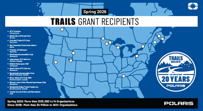 Polaris Announces Spring 2026 TRAILS GRANTS as Program Celebrates 20 Years